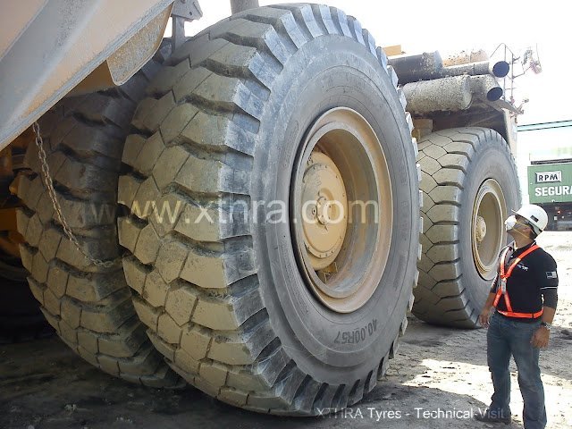 XTHRA 40.00R57 OTR Tires at Mine Site